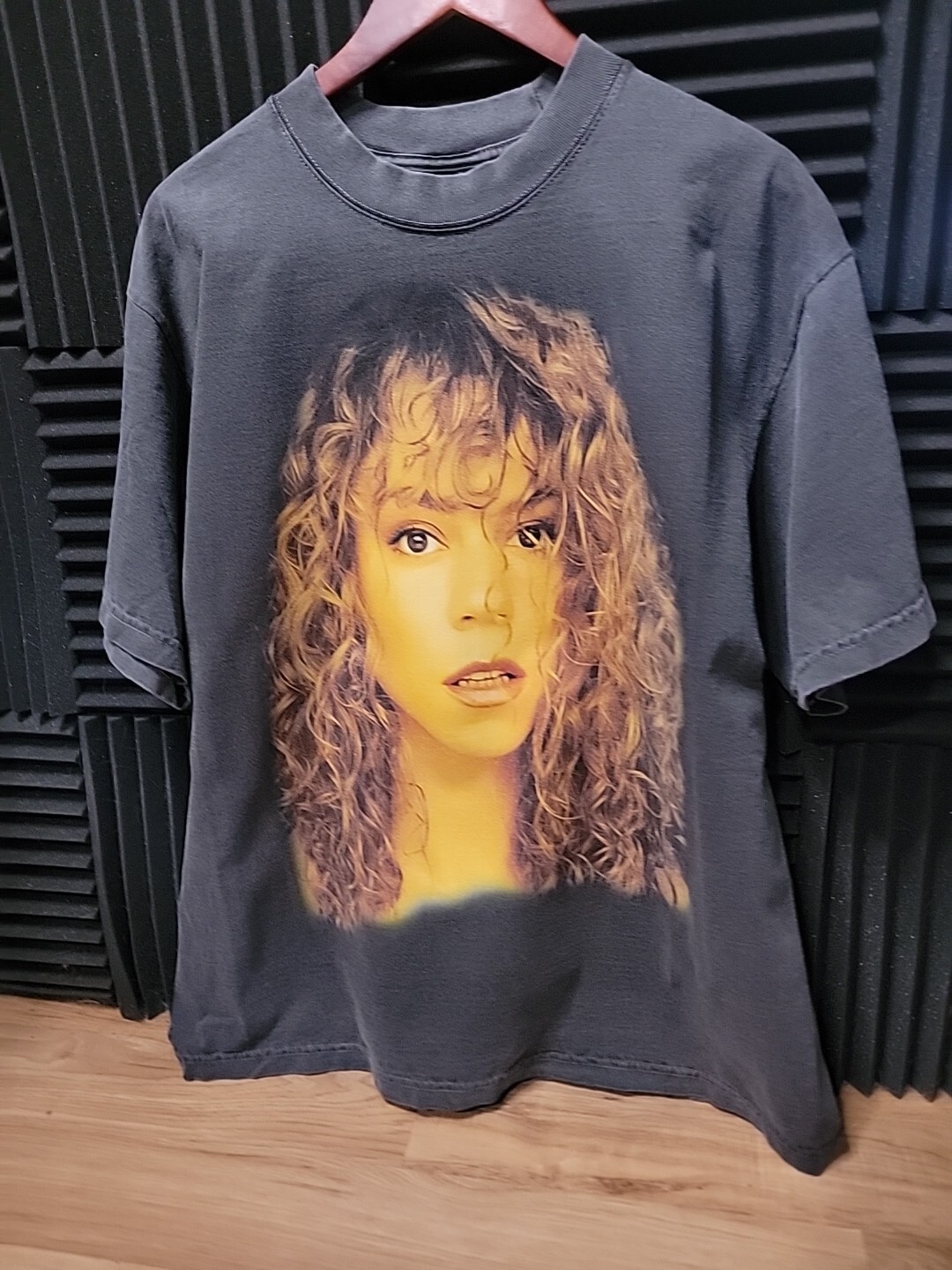 MARIAH CAREY ON SHAKA HEAVYWEIGHT GARMET DYED T SHIRT gallery