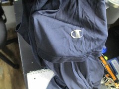 Navy Blue Champion Double Dry Short Sleeve T-Shirt- Small