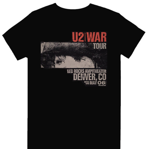 U2 – War Tour Red Rocks Official Licensed T-Shirt