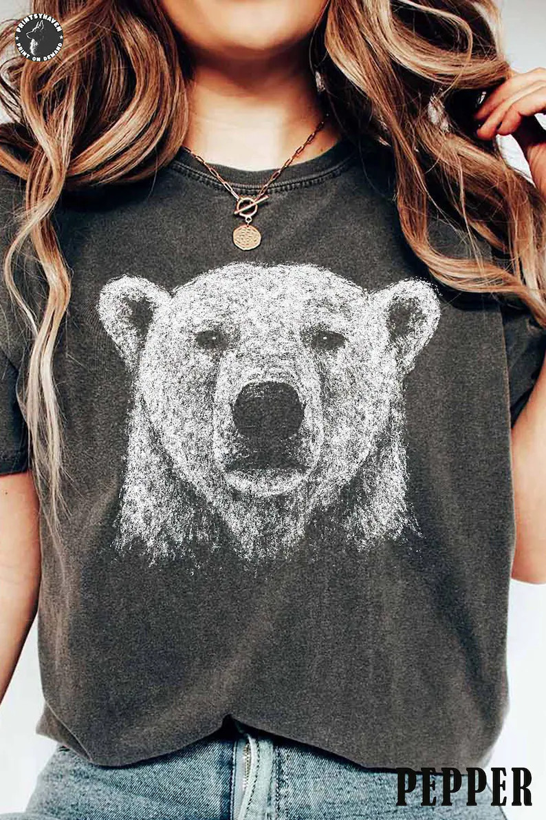 Polar Bear Arctic Wildlife Comfort Tee gallery