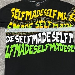 Switch Remarkable Shirt Mens Large Black Short Sleeve Self Made AOP Limited