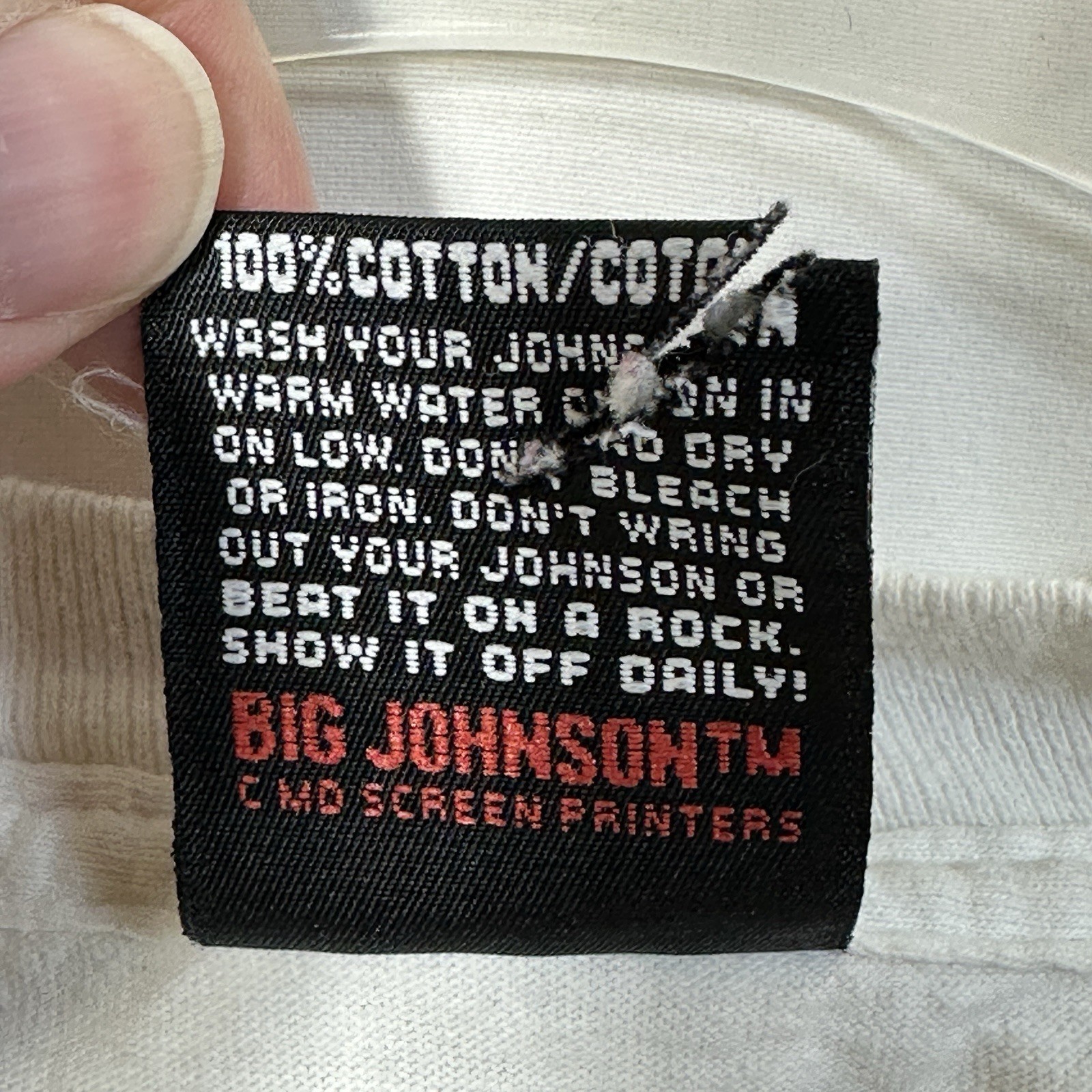 Vintage Single Stitch Big Johnson Clearwater Beach Florida L USA Made T-Shirt gallery