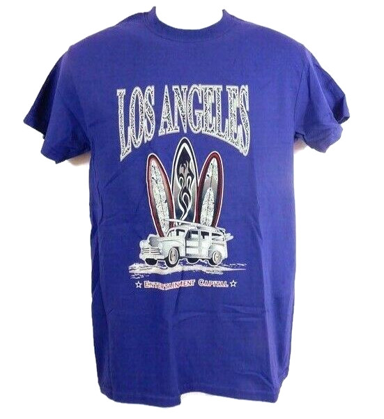 Surf Los Angeles T-Shirt Unisex Small Purple California gallery