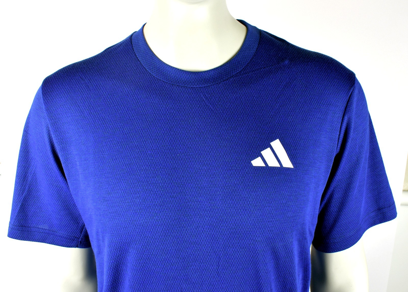 adidas Men's Train Essentials Climacool Novelty Tee Shirt Top - Blue gallery
