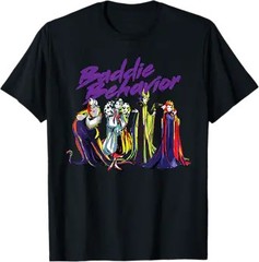 Disney Villains Baddie Behavior Long Sleeve T-Shirt Size S – 5XL