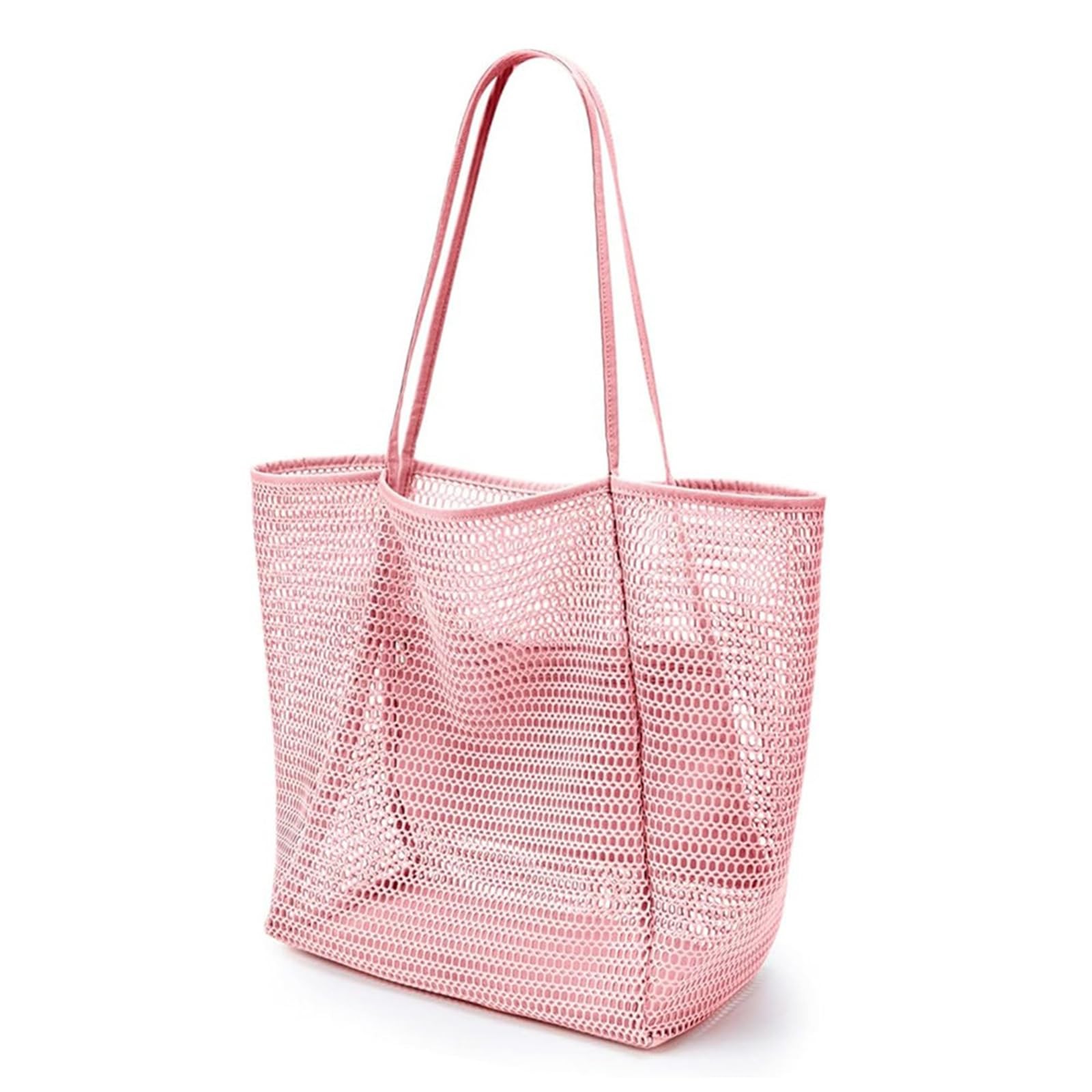 Mesh Beach Bag, Summer Travel Mesh Tote Bag with Large Inner Pocket, Beach Ba... gallery