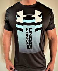 UA Under Armour Men’s Arrow Logo Tee Top Athletic Muscle Gym Shirt New With Tags