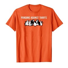 Penguins Against Tariffs Shirt – Funny Penguins Anti Tariffs Shirt 2D Full Size