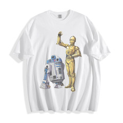 C-3PO & R2-D2 Star Wars T-Shirt – Dynamic Droid Duo Unisex Tee