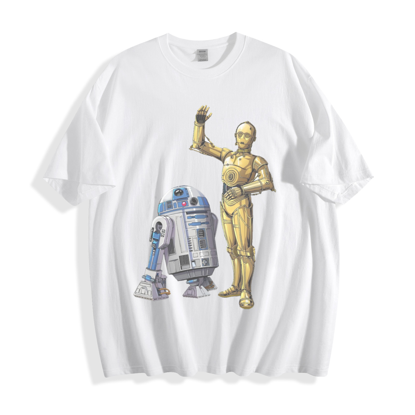 C-3PO & R2-D2 Star Wars T-Shirt – Dynamic Droid Duo Unisex Tee