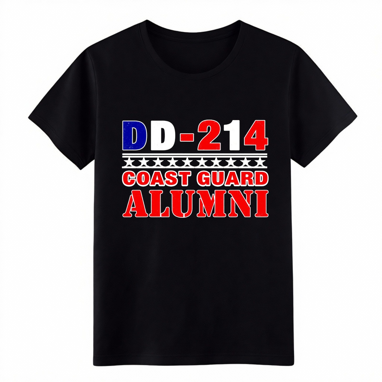 Unisex DD-214 Coast Guard Alumni Gift Graphic T-Shirt – USCG Veteran Honor Tee