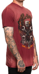 Affliction AC Motors Men’s Premium “AC BORN FREE” S/Sleeve T-Shirt; Size: Medium