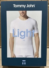 Tommy John Light Air White Crew Shirt 5001A XL Chest (45-48)
