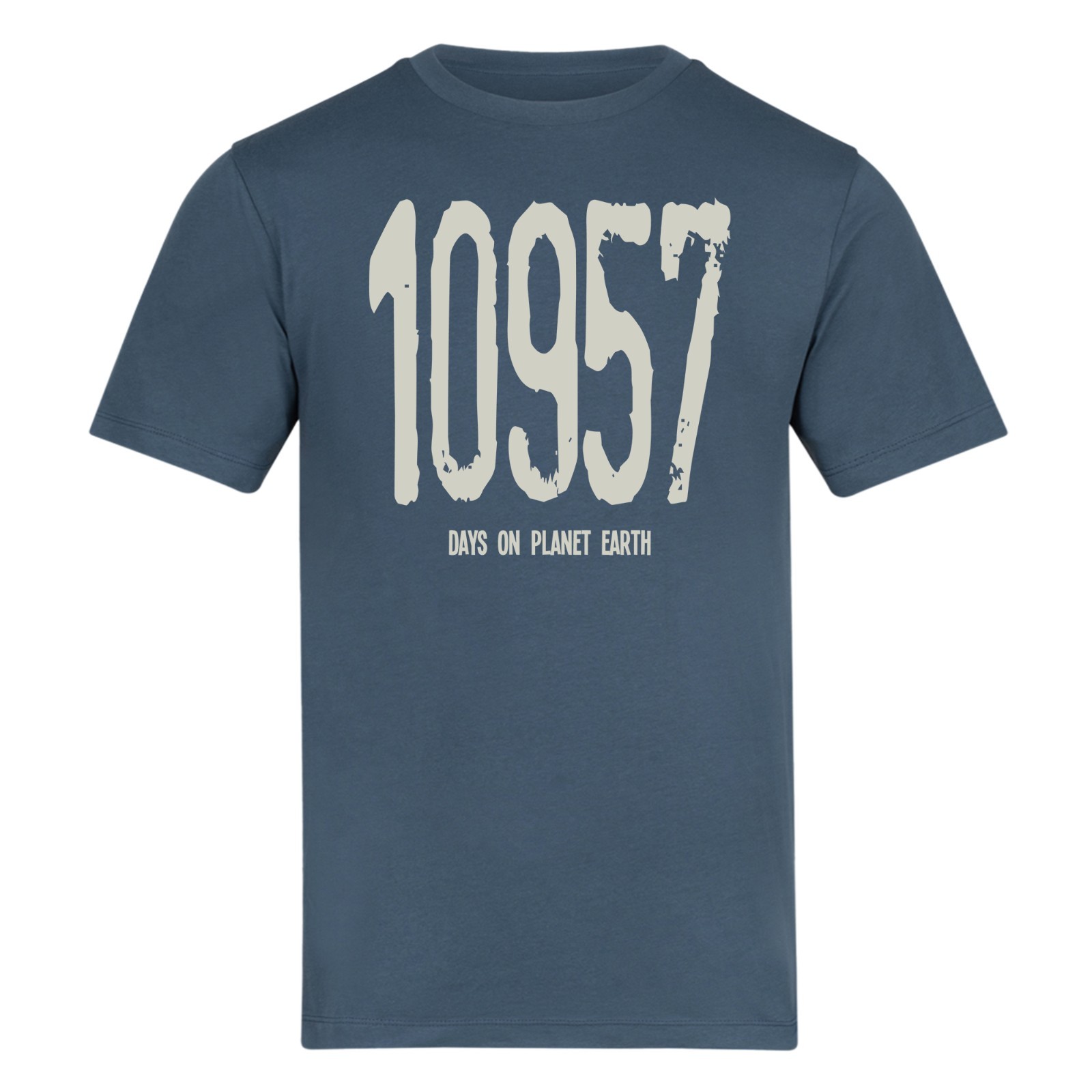 10957 Days on Planet Earth 30th Birthday Hand Printed T-Shirt Gift Size S-5XL gallery