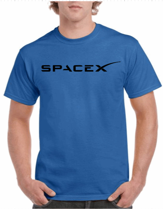 SpaceX Space X T-Shirt 100% Cotton tshirt TEE S-3XL Various Colors Musk Tesla gallery