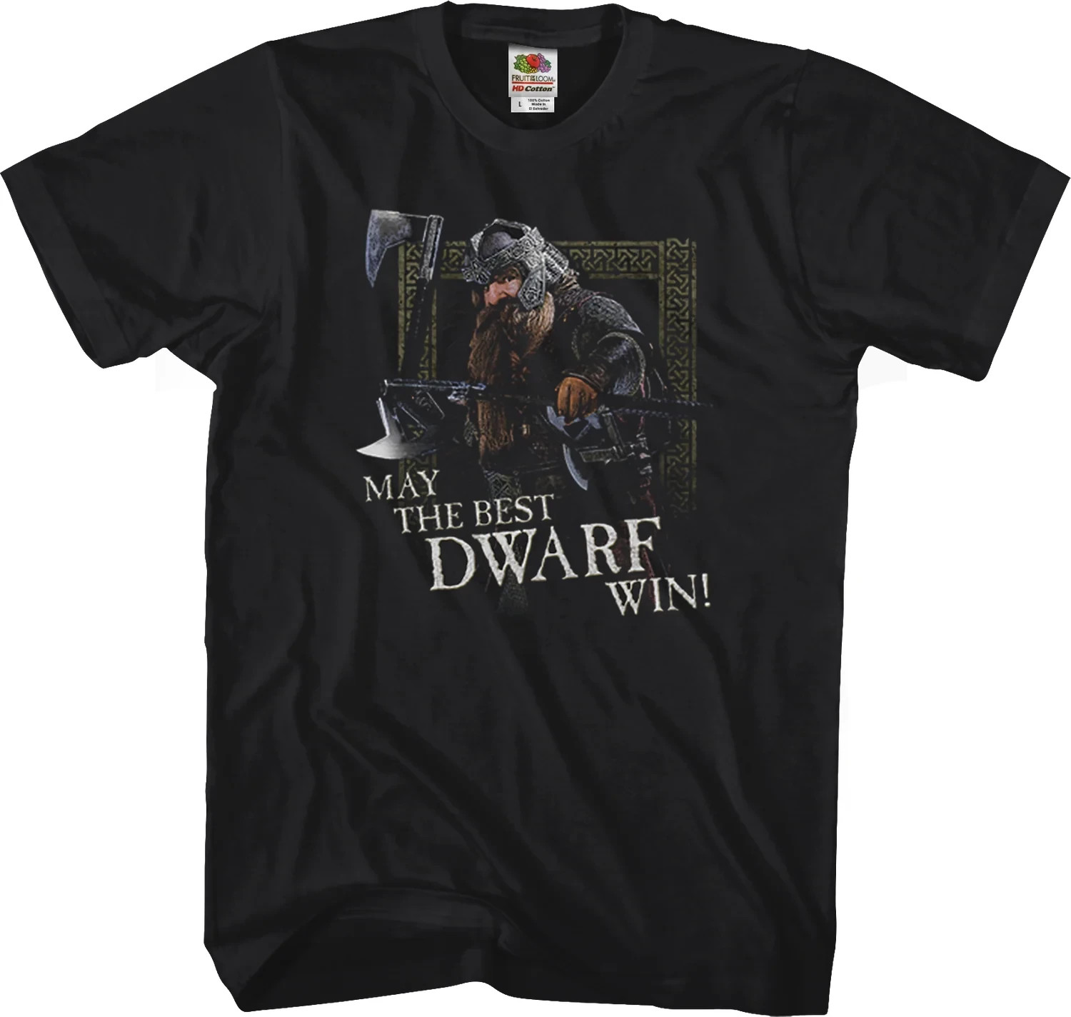 The Lord Of The Rings Gimli T-Shirt 180 GSM | 100% Cotton DTG Print