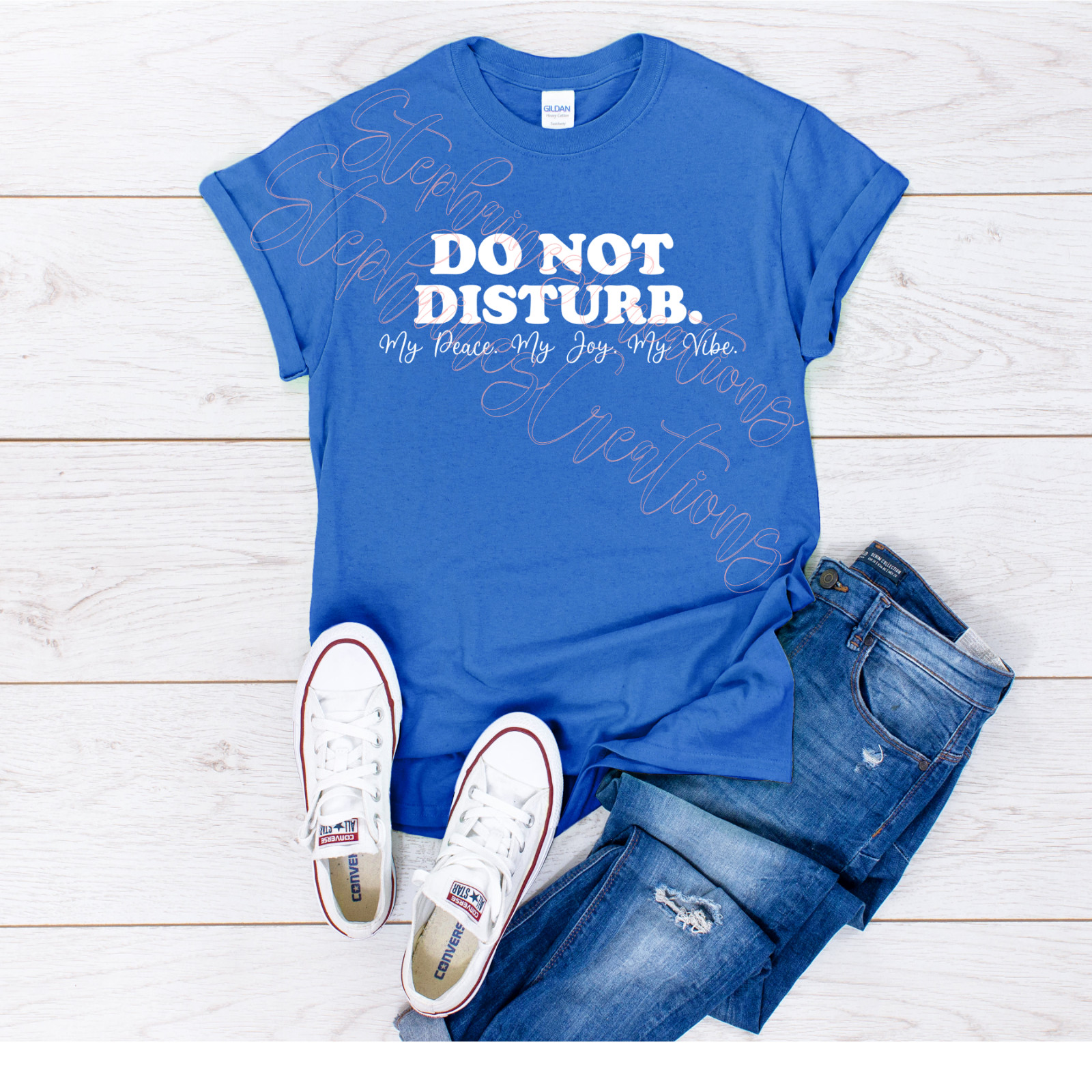 Do Not Disturb My Peace, My Joy, My Vibe T-Shirt Glitter Available! gallery