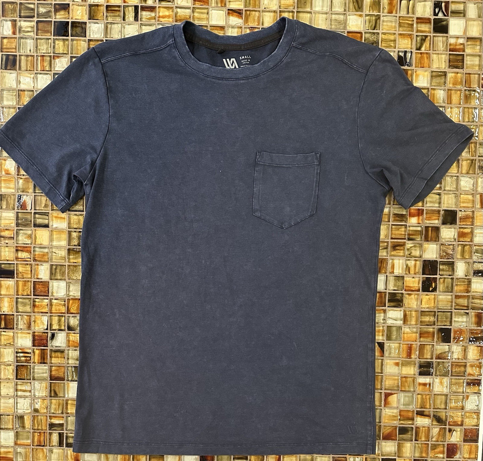 NWOT Men’s VRST Essential Pocket Tee~Darker Ardosia Slate~Small~$38