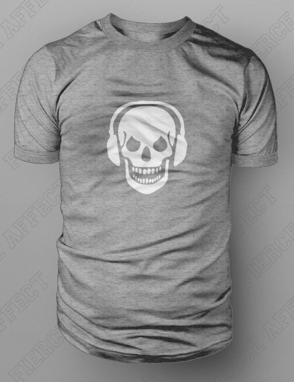 Skull And Phones DJ Clubbing Headphones T-shirt S-XXL FREE UK POST Death Zombie gallery