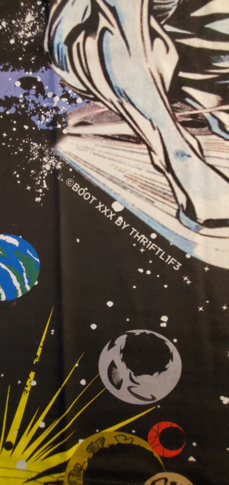 Thr1ft L1f3 Silver Surfer Marvel Comics All Over Print Shirt Size S Thrift Life gallery