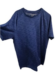 Under Armour Nylon/Polyester Blue/Black T-Shirt, Men’s Size Large, Short Sleeve