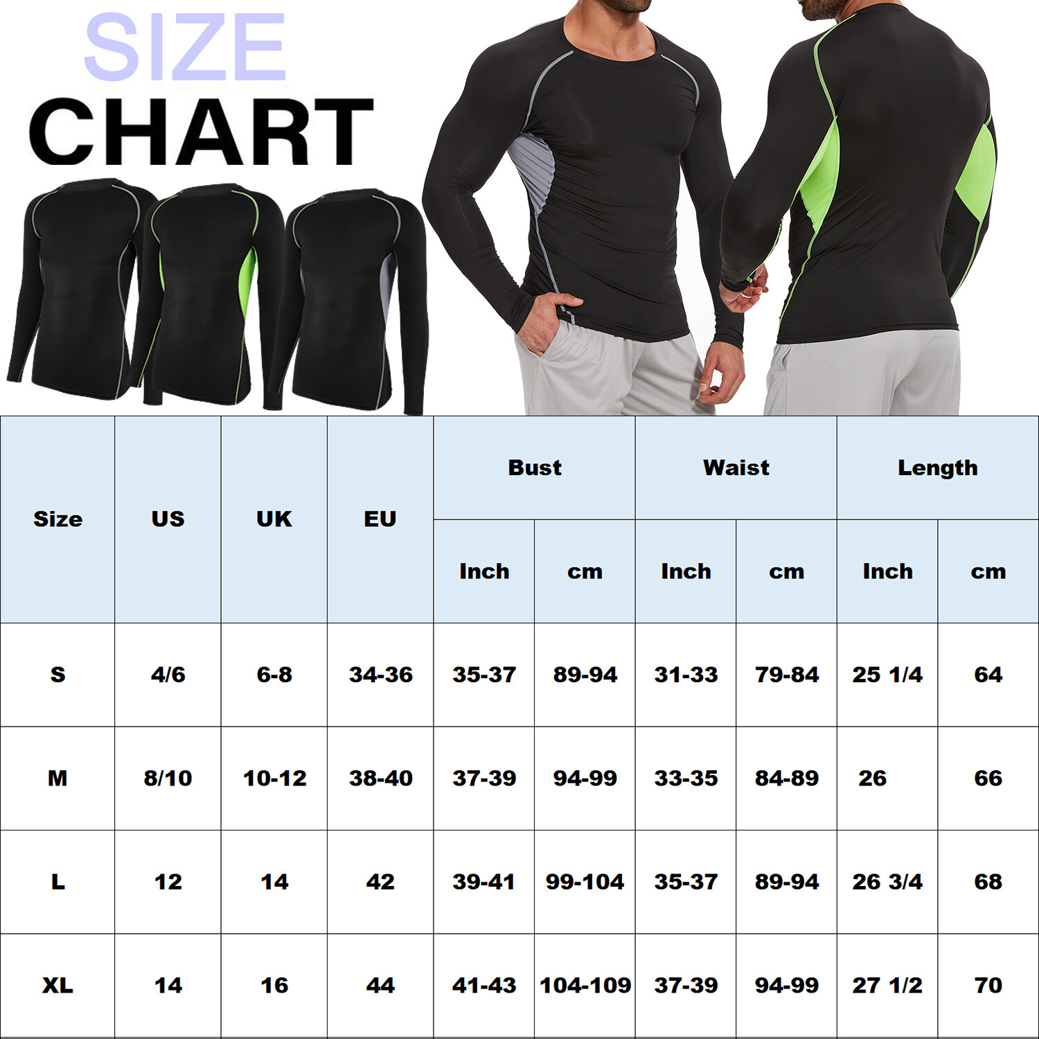 Men's Compression Short Sleeve Sports Running Shirt Fitness Quick Dry T-shirts gallery