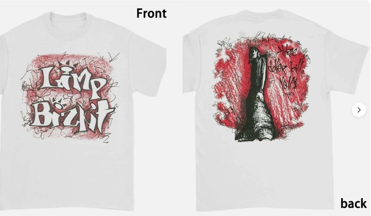 New 1998 Limp.Bizkit Three Dollar Bill White Shirt 2 sides gallery