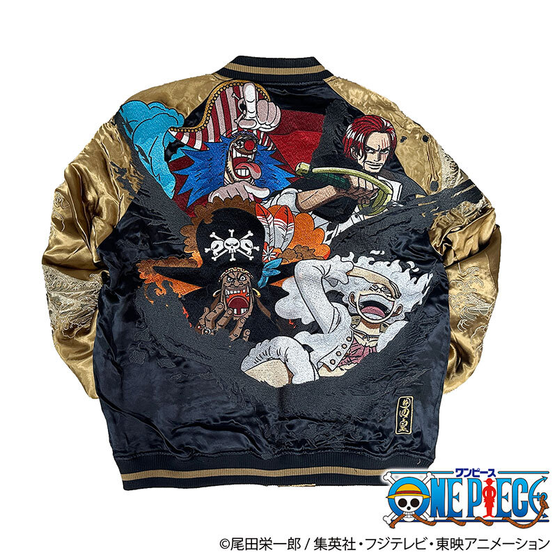 Karakuri Soul x ONE PIECE FOUR EMPERORS Sukajan LUFFY SHANKS BUGGY TEACH NEW gallery