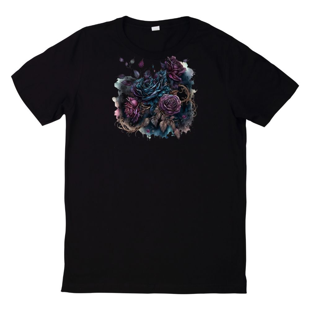 Watercolour Gothic Flower T Shirt gallery