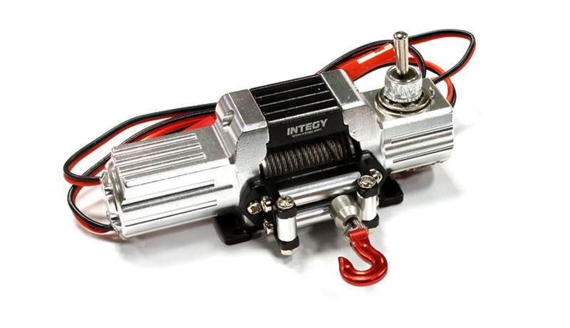 Billet Machined T8 Realistic High Torque Mega Winch for Scale Crawler 1/10 Size