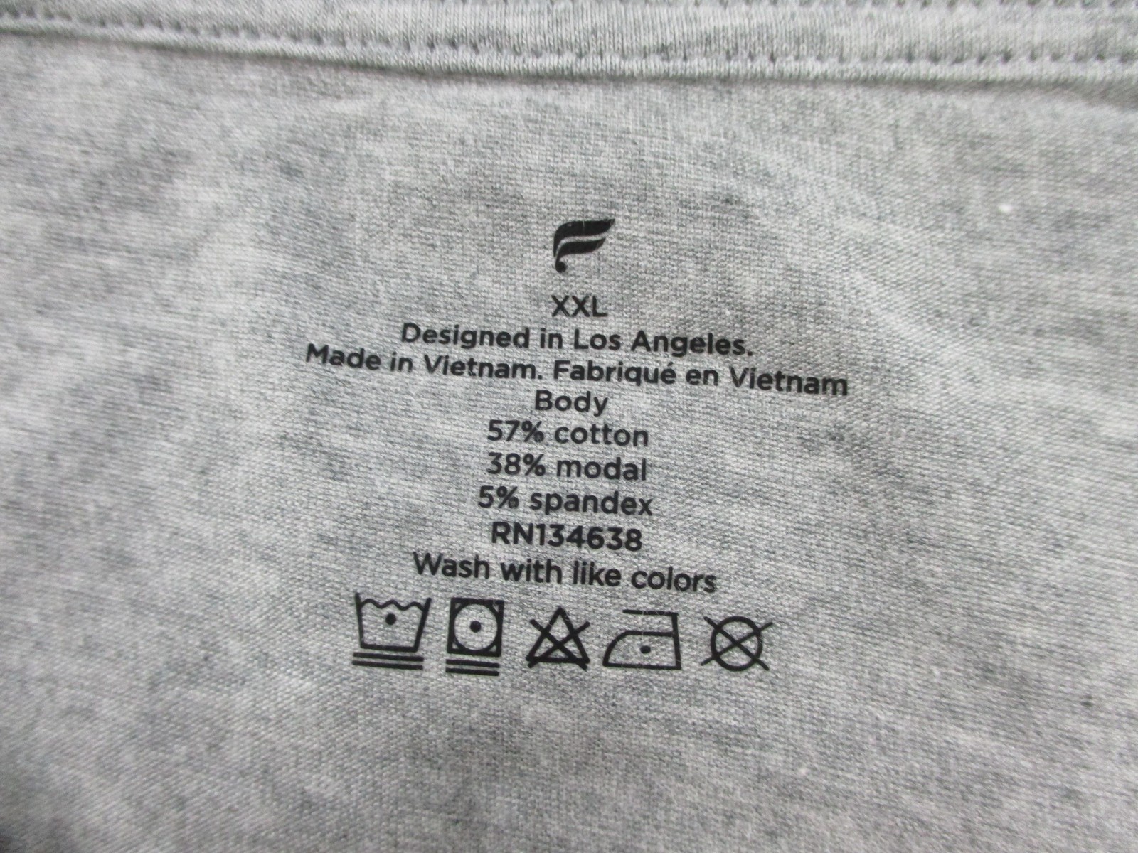 Fabletics Shirt Mens 2XL Gray 24-7 Pocket Tee Athletic Performance Casual Top gallery