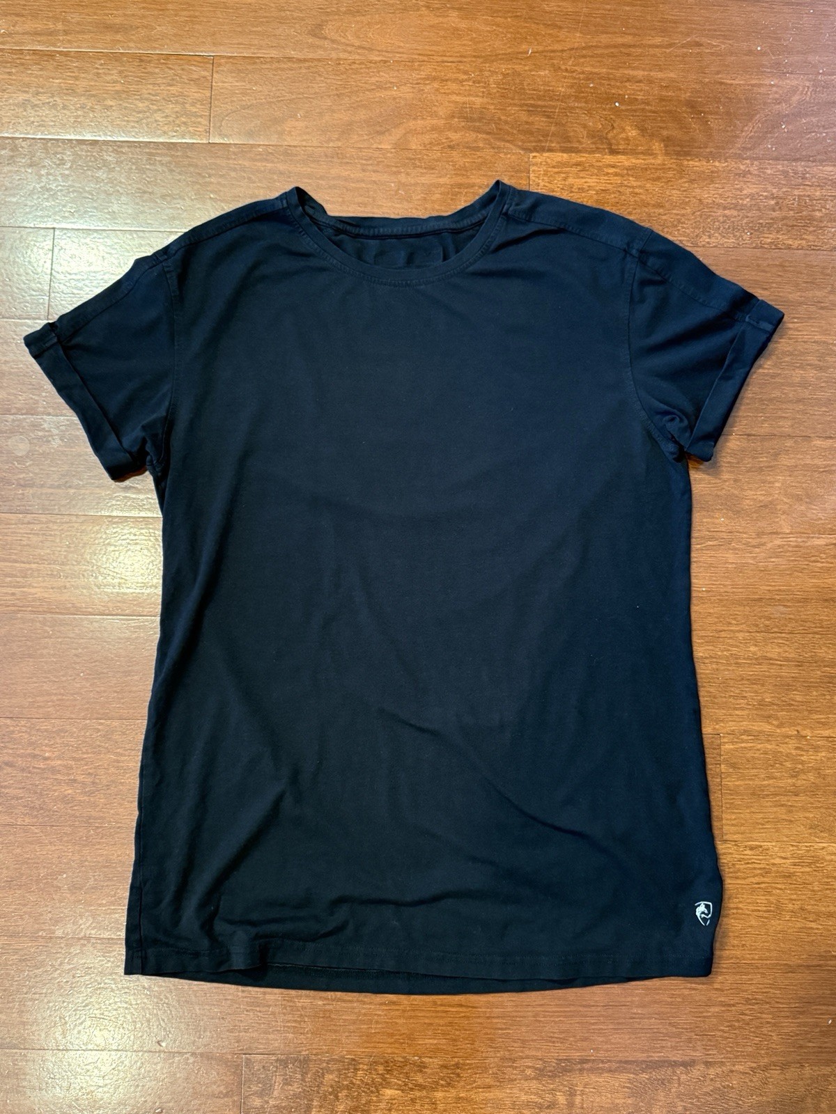 Alphalete Men’s Rolled Black Muscle Tshirt Size Medium gallery
