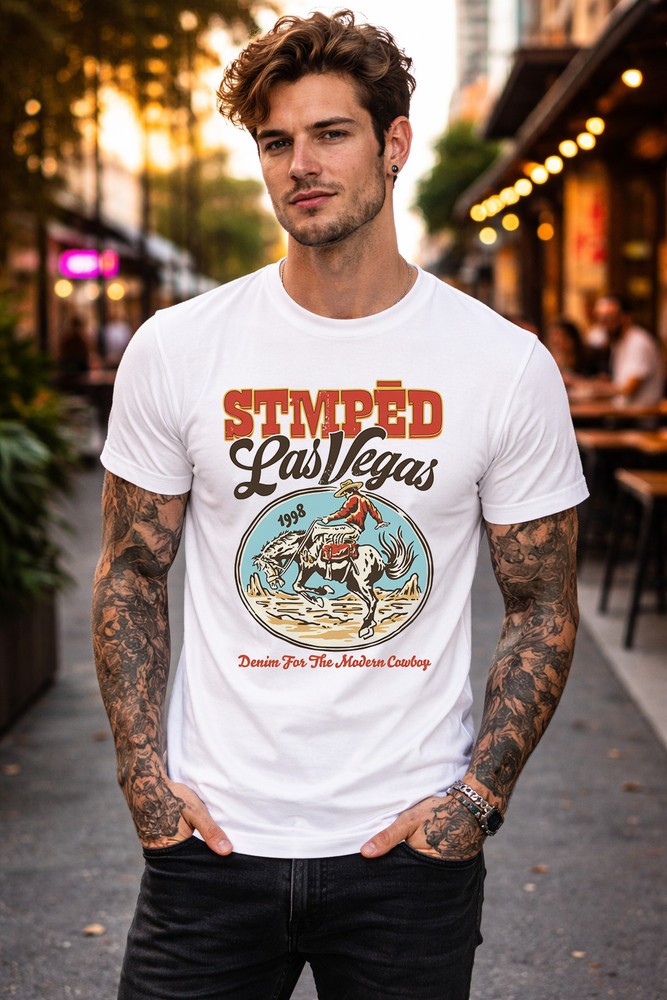 Custom tee shirt stampeed las vegas graphic Tee Unisex Any Size