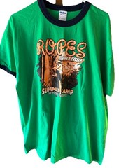 Ropes Challenge Summer Camp Shirt CFISD 2009 Camp Facilitator On Back XL