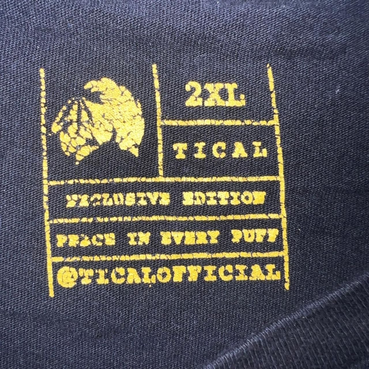 Method Man Tical Bees T Shirt Men's Size 2XL XXL Black Wu-Tang Clan 2-Sided Tee gallery