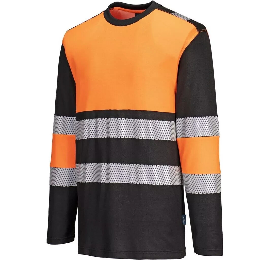 Portwest PW3 Hi Vis T-Shirt High Visibility Moisture Wicking Safety Workwear Top gallery