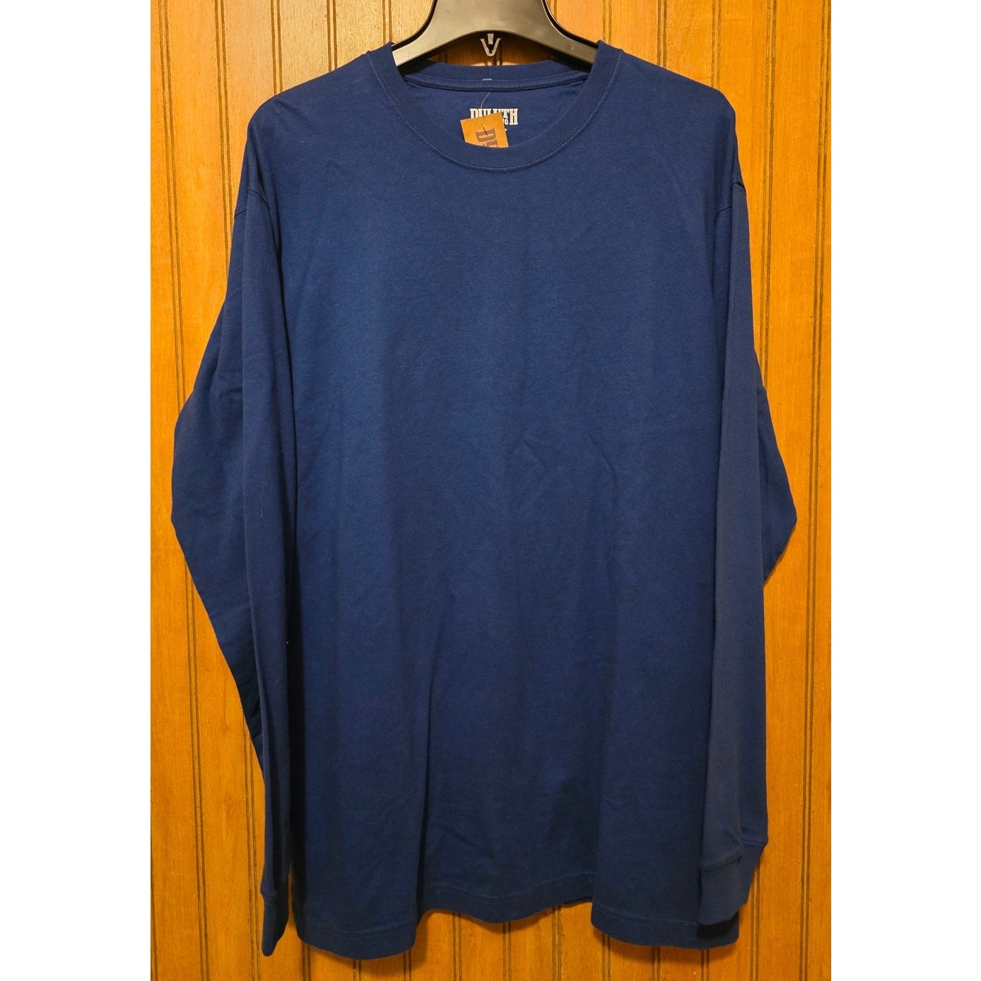 Duluth Trading Shirt Men Sz M Longtail T Navy Long Sleeve Cotton NWT gallery