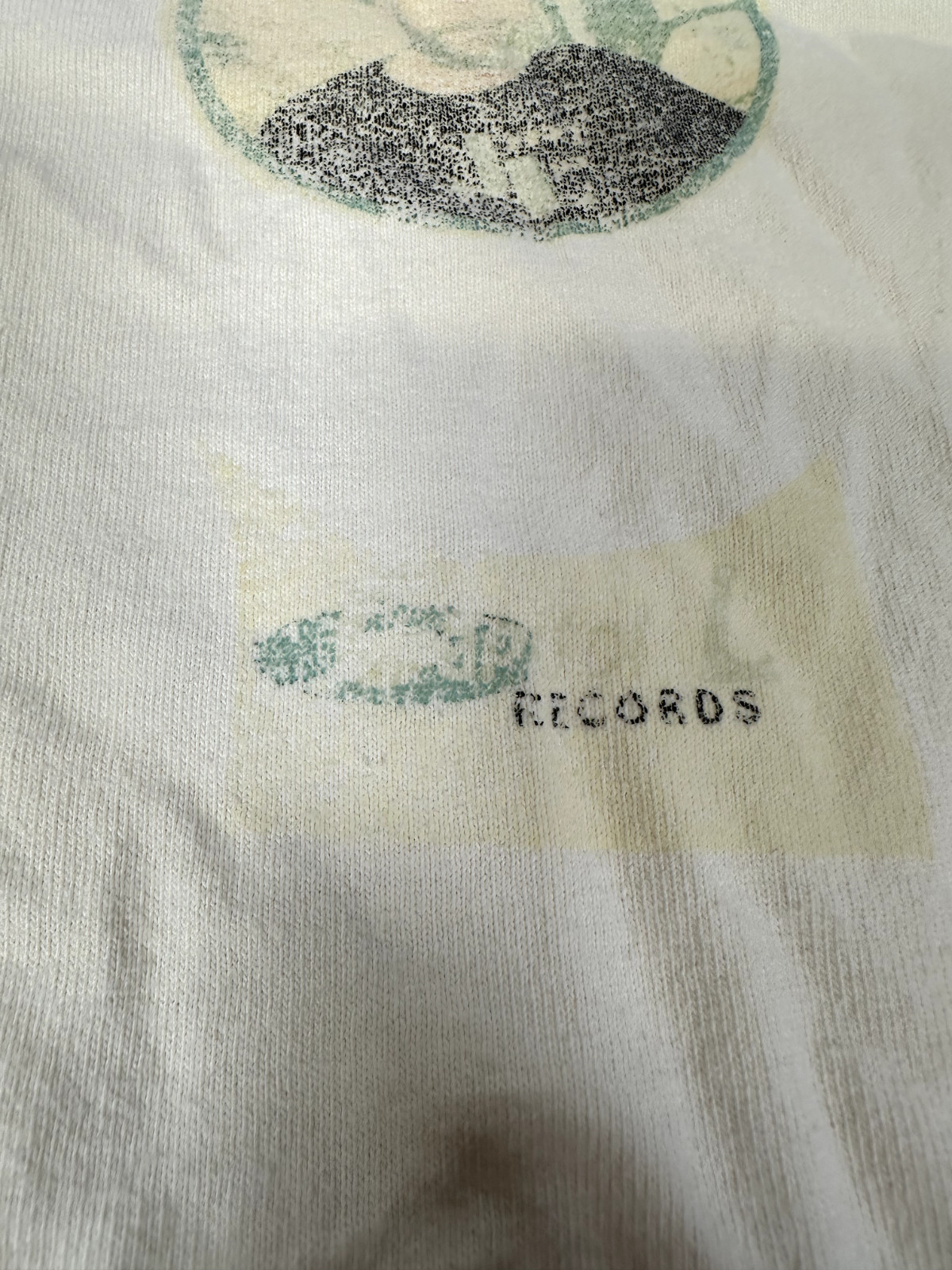 Vintage Faded Unknown Country Artist White Single Stitch T shirt gallery