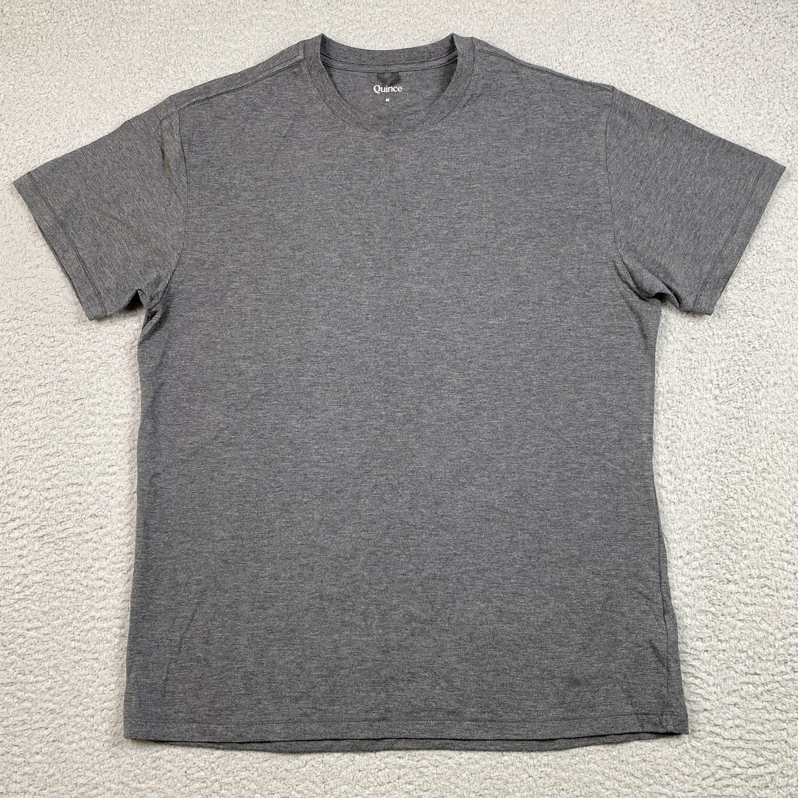 Quince Men's Size M Gray Cotton Modal Soft Stretch Short Sleeve T Shirt Medium gallery