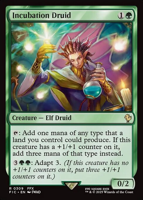 Incubation Druid 309 R Normal FIC MTG NM