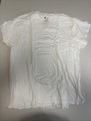 Hanes Essentials Men’s White Cotton T-Shirt, Value 6-Pack L