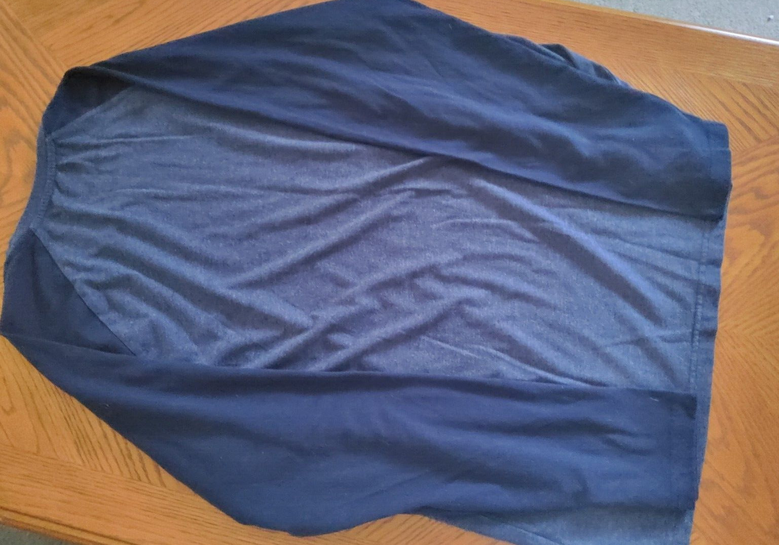 ALFANI MENS EASY CARE COLORBLOCK T-SHIRT-LARGE-BLUES-CREW NECK-LONG SLEEVES-*NEW gallery