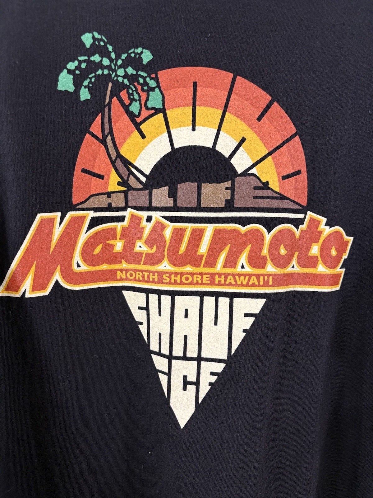 MATSUMOTO Shave Ice North Shore HiLife Hawaii Tank Top Shirt XL Black