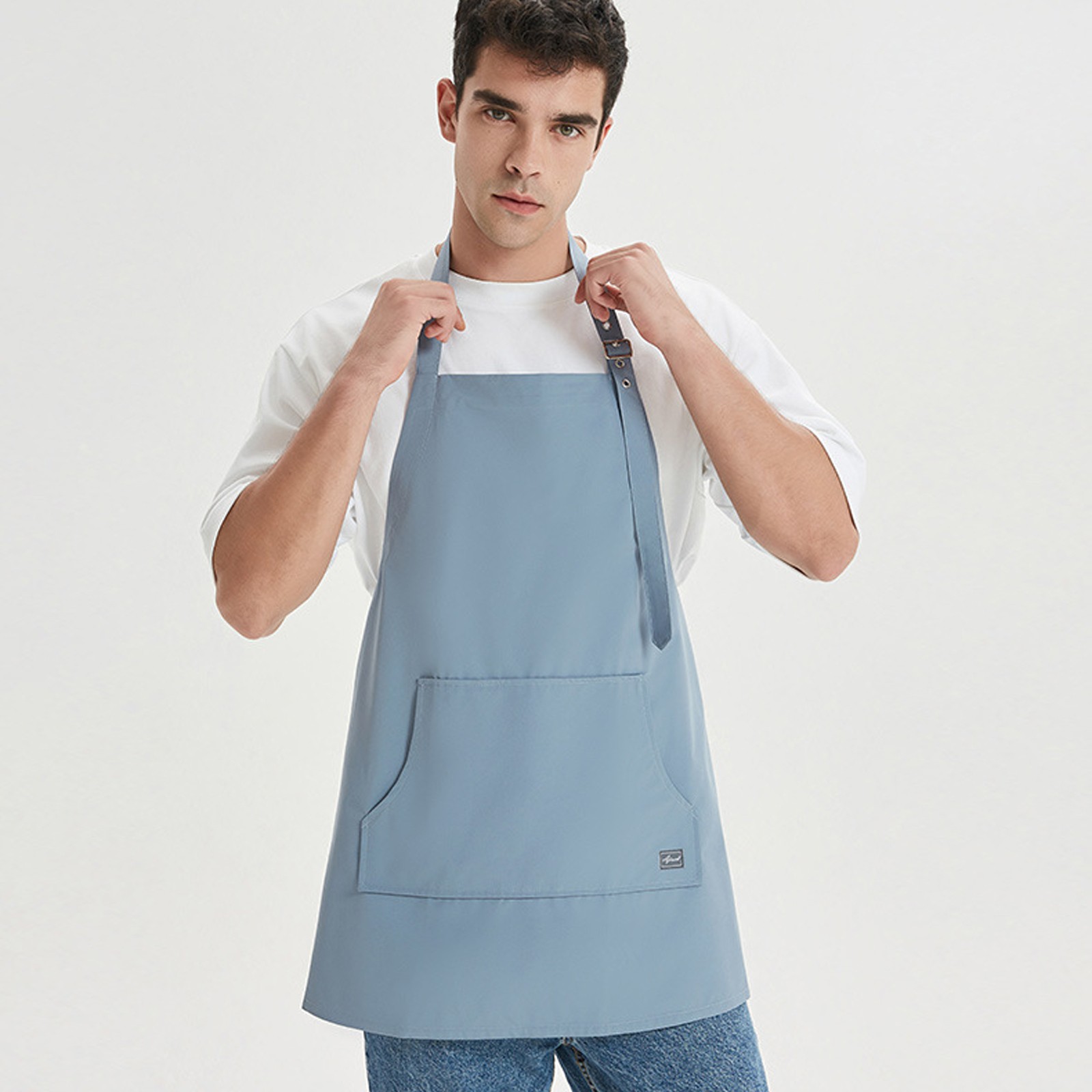 Silver Fiber EMF Shielding Apron Anti-Radiation EMI Kitchen Computer Blue/Green gallery