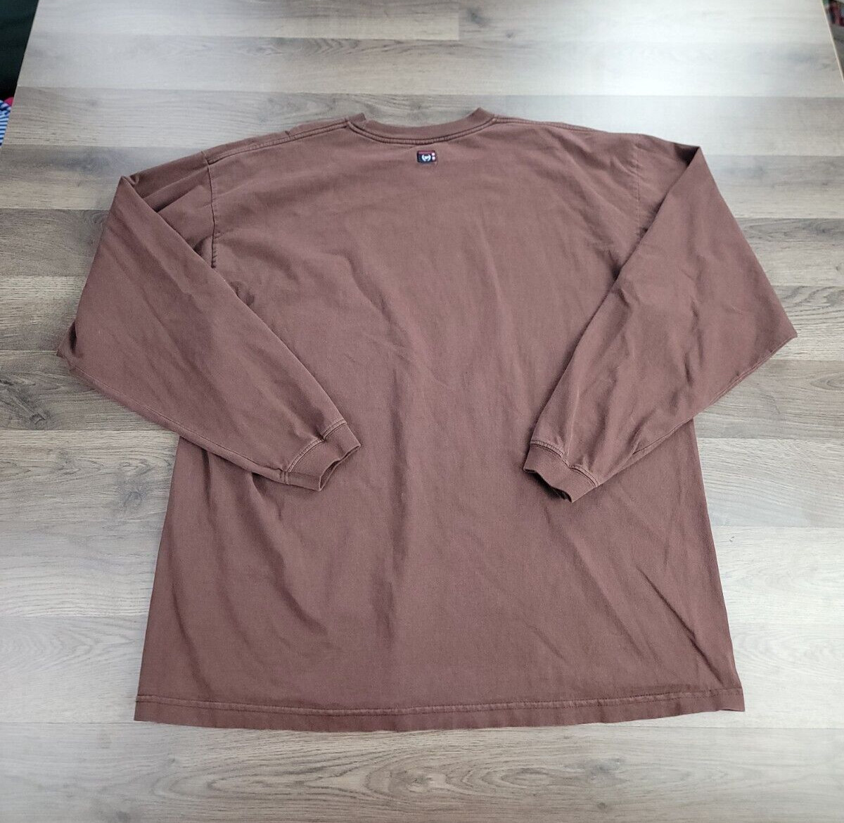 Vintage Phat Farm Shirt Long Sleeve Size XL Brown Streetwear Hip Hop Y2K Baggy gallery