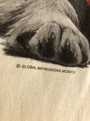 VINTAGE Bob Harrison Myrtle Beach Puppy Beach Bum shirt XL Wildside vtg USA dog