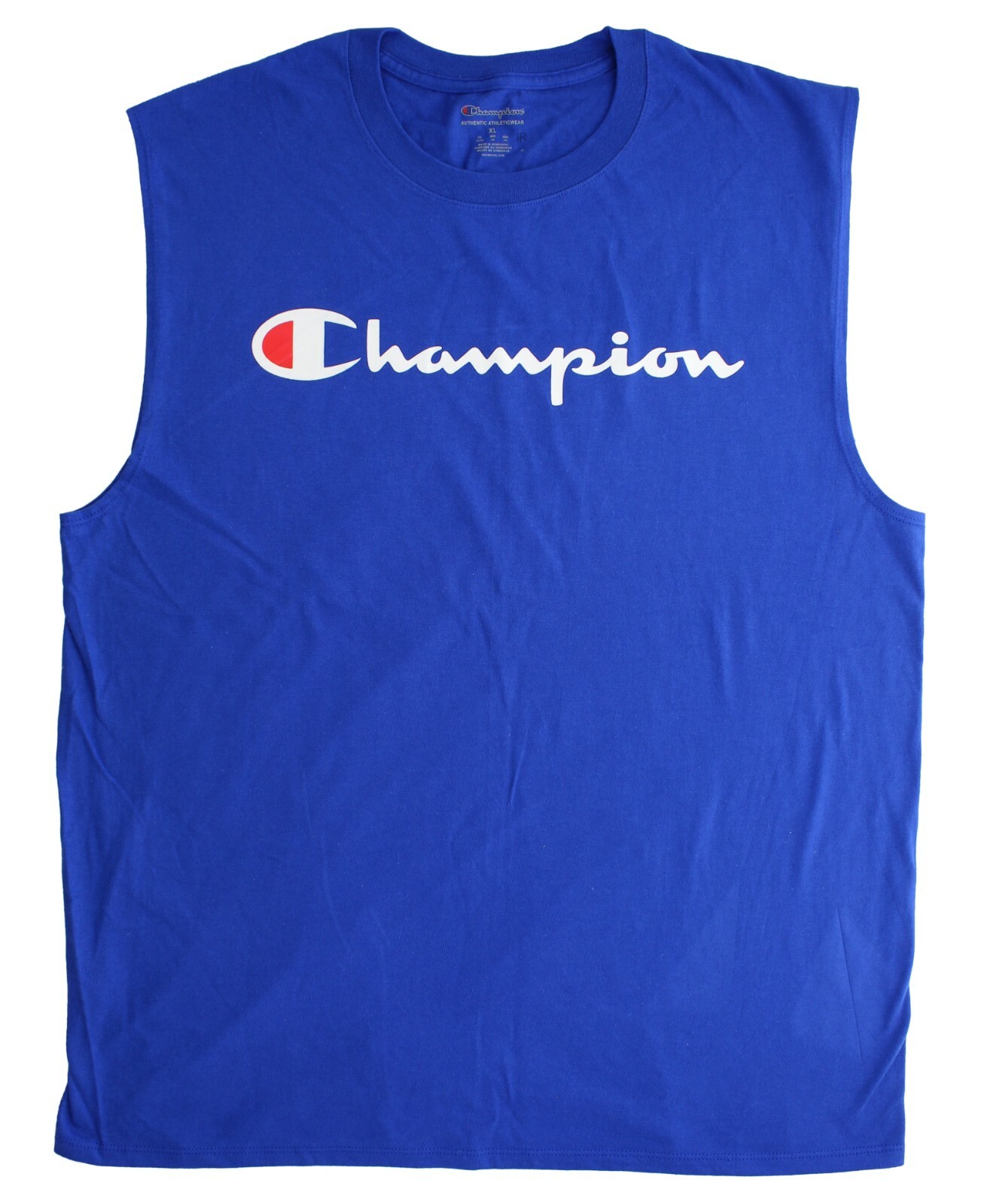 Champion Men's Muscle Tee Shirt Athletic Classic Jersey T-Shirt Script Logo gallery