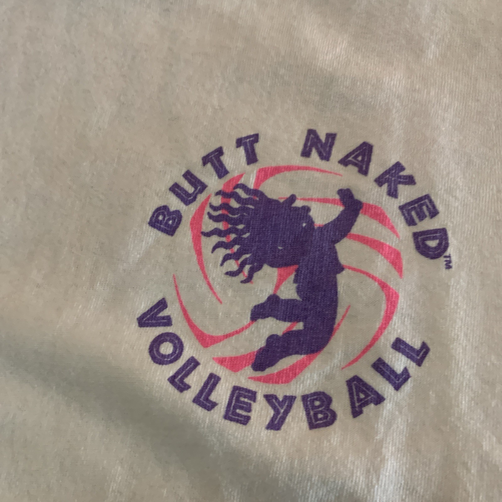 Vintage 90’s Butt Naked Volleyball Single Stitch T-shirt Trolls Doll XL FOTL gallery