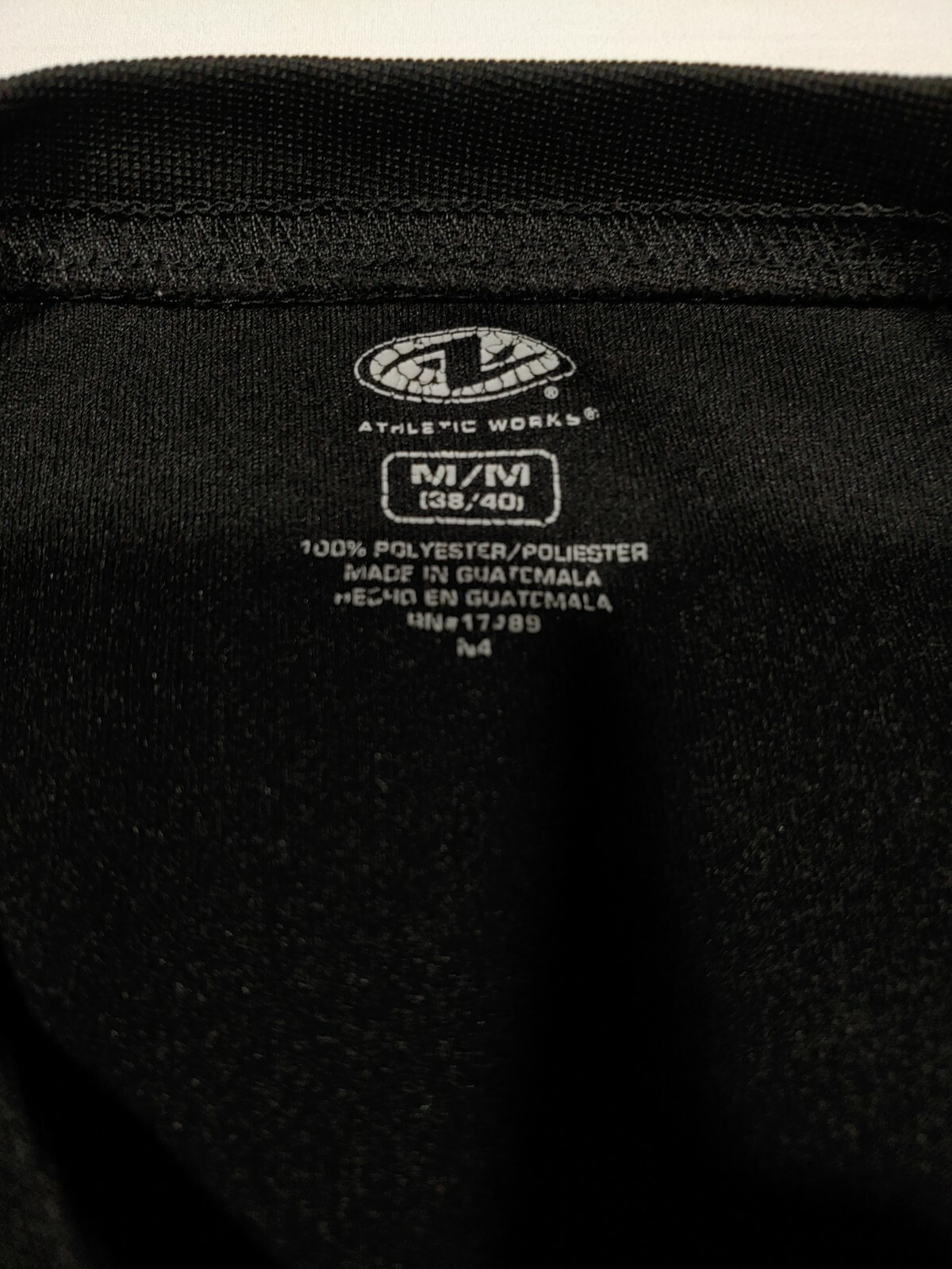 Athletic Works T Shirt Mens M Black Dry Gym Lightweight Breathable Running gallery