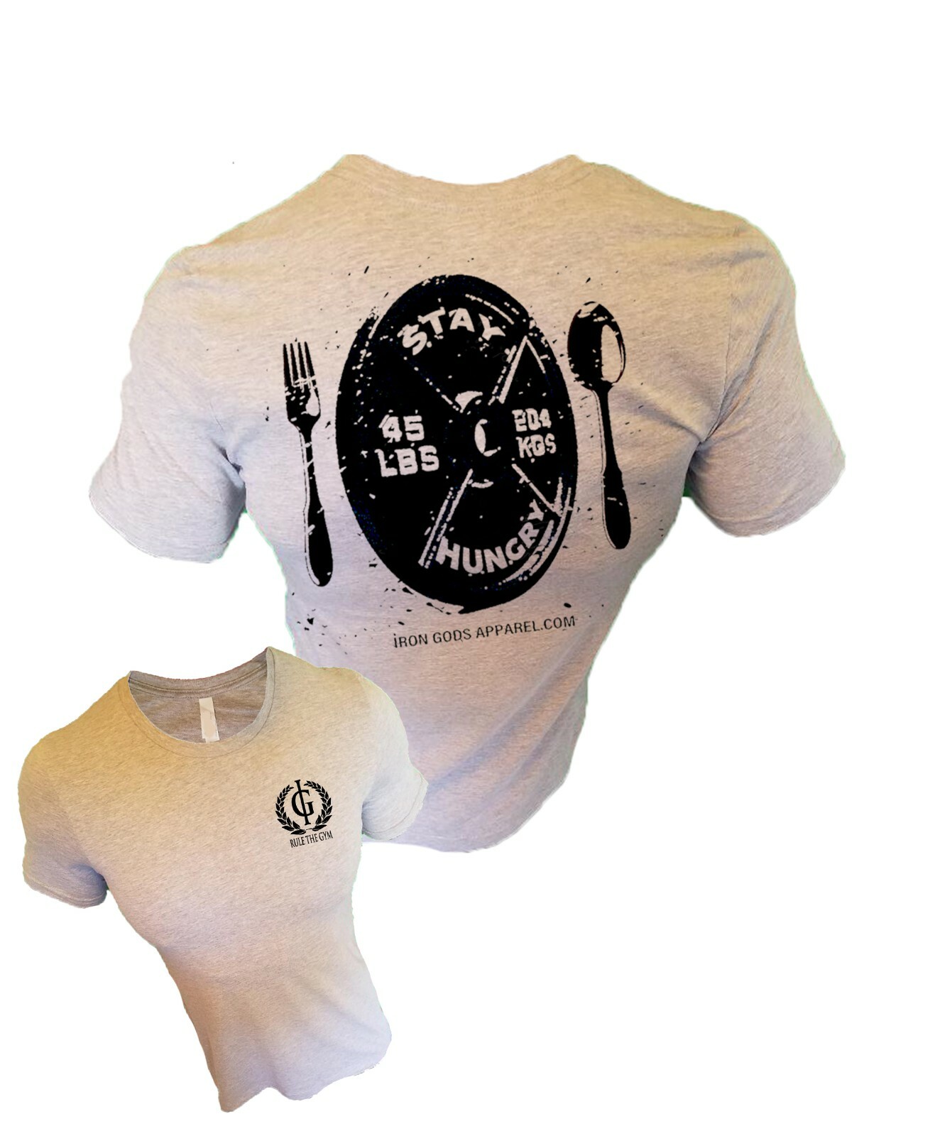 Iron Gods Stay Hungry T-Shirt Gym Shirt Men's Pump Cover Workout Tee Gym Outfit gallery